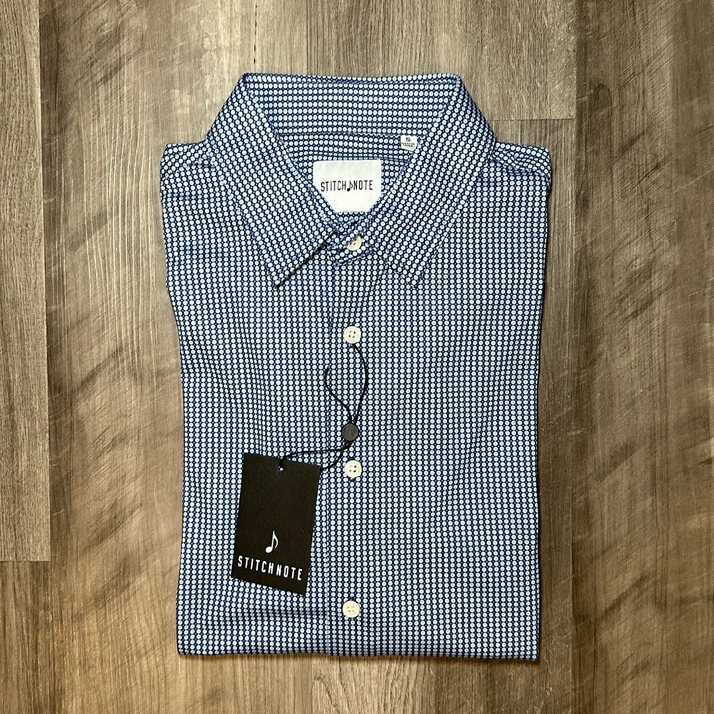 Stitch Note Long Sleeve Button Down - Small